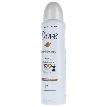 Antitranspirante Aerosol Dove Invisible Dry Violeta e Frésia Branca Frasco Spray 150ml 360-3