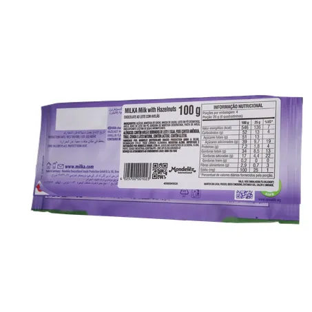 Barra de Chocolate Hazelnut Milka Avelã 100G 360-21