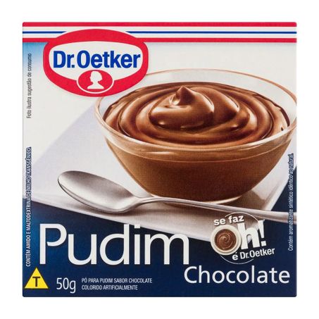 Pudim Dr Oetker Sabor Chocolate Caixa 50gr