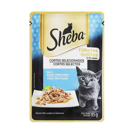 Ração Para Gatos Filhotes Sheba Atum Marinado 85G