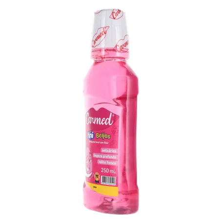 Enxaguante Bucal Infantil Carmed Fini Beijos 250ml 360-5