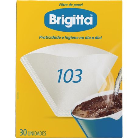 Filtro de papel cafe brigitta 103 c/30