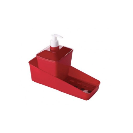 CJ.PORTA DETERGENTE PLASUTIL 600ML VERMELHO INTENSO