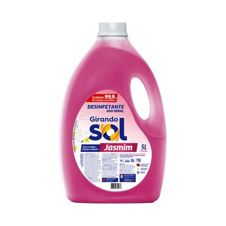 Desinfetante Uso Geral Jasmim Girando Sol Galão 5LT