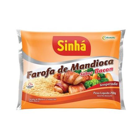 FAROFA DE MANDIOCA SINHA BACON 250G