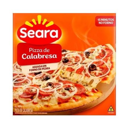 Pizza seara calabresa 460g