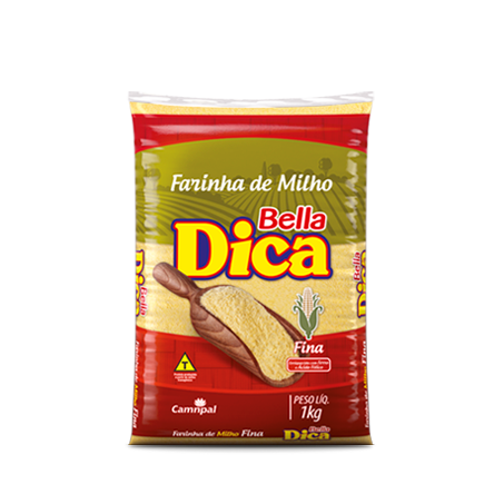 FARINHA DE MILHO BELLA DICA FINA 1KG (014077)
