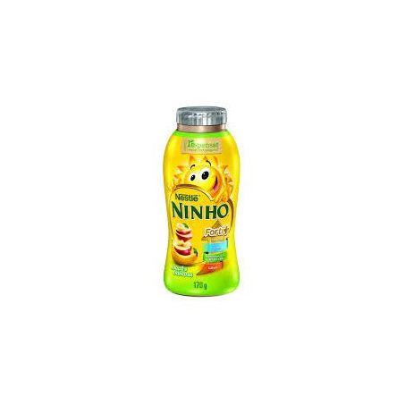 Iogurte Nestlé Ninho Sabor Maça e Banana Frasco 170gr