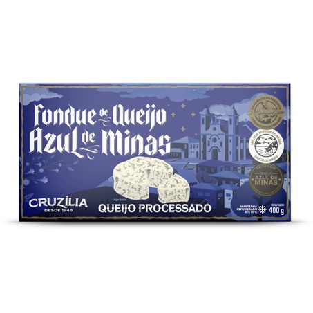 Fondue de queijo azul de minas cruzília 400g