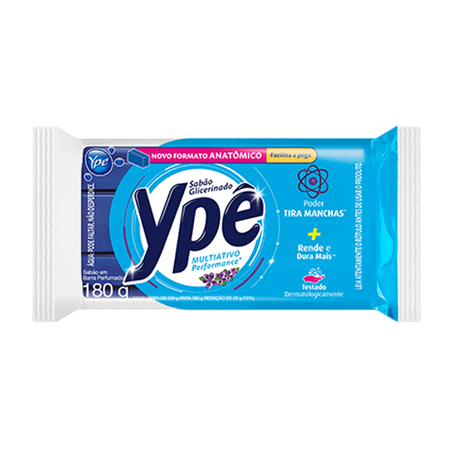SABÃO BARRA YPE MULTIATIVO AZUL 180G