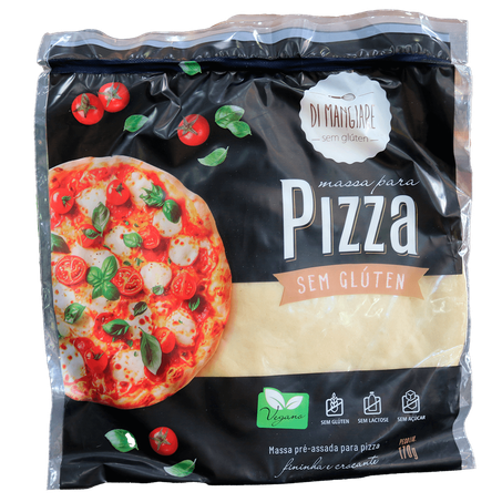 MASSA PARA PIZZA SEM GLÚTEN E SEM LACTOSE 170G - DI MANGIARE