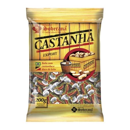 Bala soberana 200g castanha