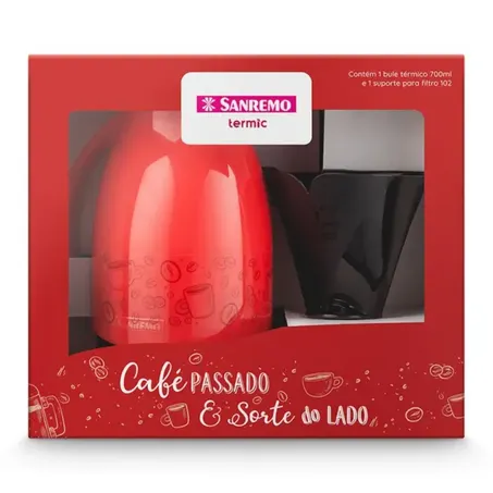 Kit bule térmico Sanremo + filtro de café 