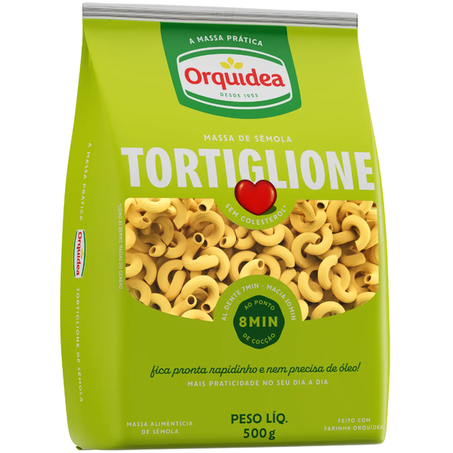MASSA ORQUÍDEA TORTIGLIONE S/OVOS 500G