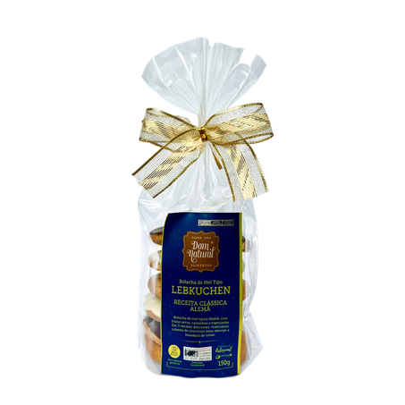Biscoito Lebkuchen Dom Natural Coberto 3 Versões 150g