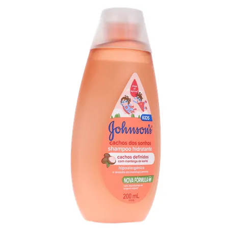 Shampoo Infantil Johnsons Kids Cachos Dos Sonhos 200ml 360-33