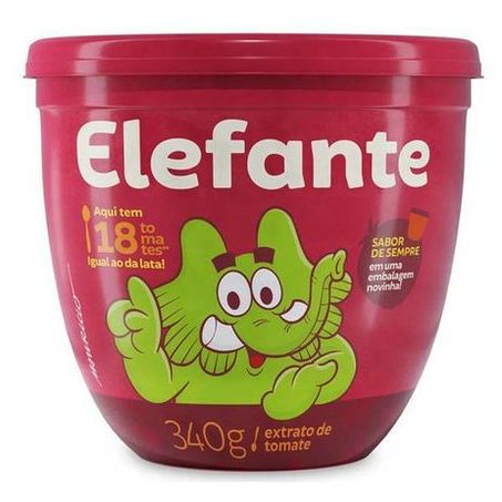 Extrato Tomate Elefante Só Tomate 310g