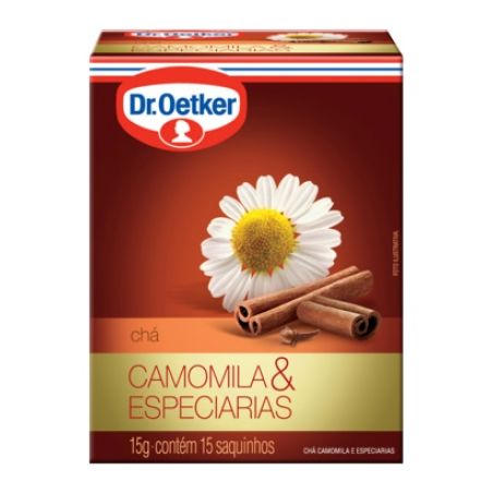 Chá Dr Oetker Camomila com Especiarias Embalagem 15UN