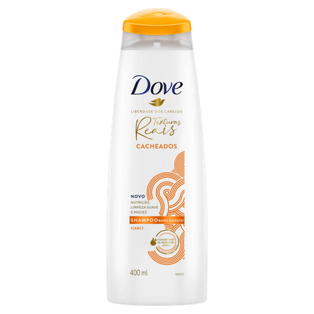 Shampoo texturas reais cacheados dove 400ml