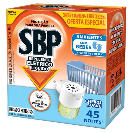 APARELHO SBP 45 NOITE SUAVE + REFIL UN