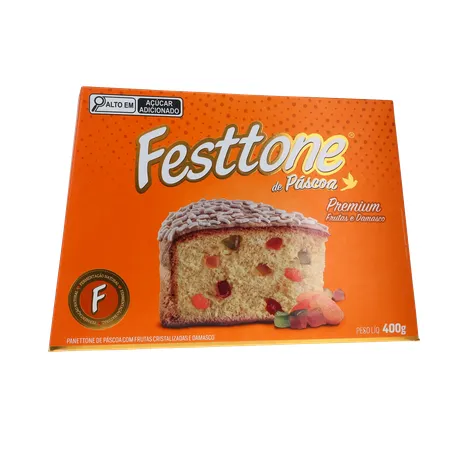 Panettone de Páscoa Festtone Frutas Cristalizadas e Damasco 400G 360-17
