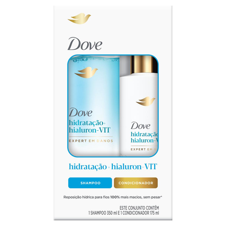 Conjunto Dove  350ml - Shampoo + 190ml - Condicionador