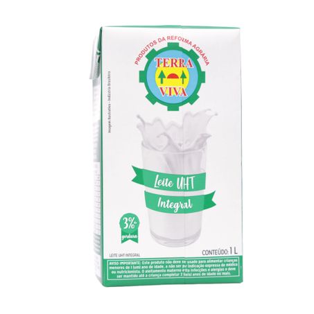 Leite UHT Integral Terra Viva Caixa 1lt 360-2
