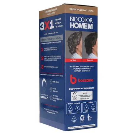 Tonalizante biocolor homem bozzano louro 360-24