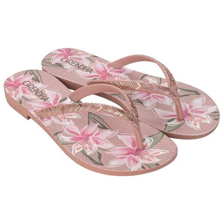 CHINELO GRENDENE BH075 39 / 40 GENDHA AMOR EM F NUDE MÉDIO