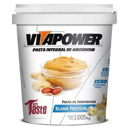 PASTA DE AMENDOIM INTEGRAL BLANK PROTEIN VITAPOWER