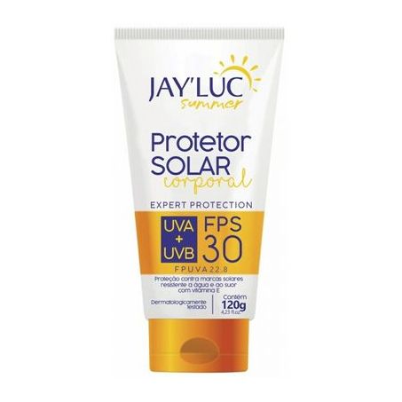 Protetor solar corpo jay luc fps30 120g
