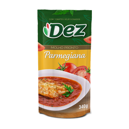 Molho tom dez 340g parmegiana
