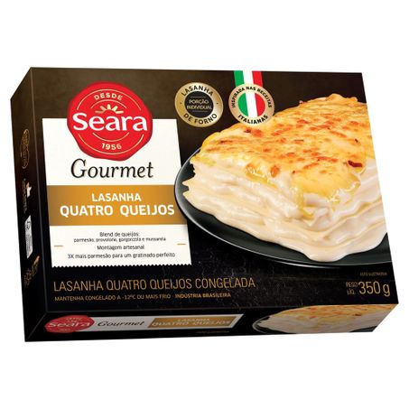 Lasanha quatro queijos seara gourmet