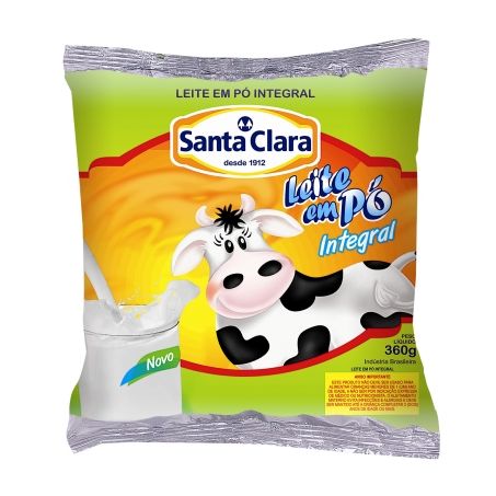 Leite po santa clara integral 360g