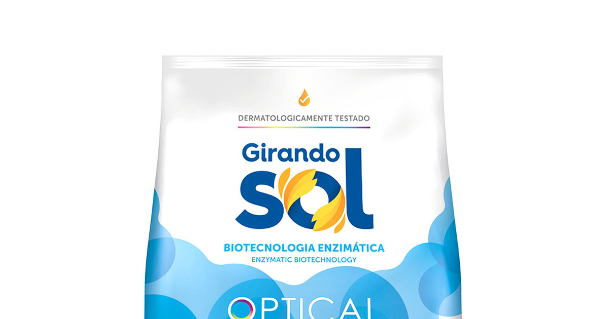 Lava Roupa em Pó Girando Sol Floral Paris 800G