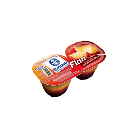 Flan batavo frutas vermelhas 200g