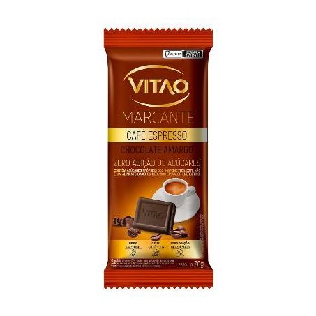Chocolate café expreso zero vitão 70g
