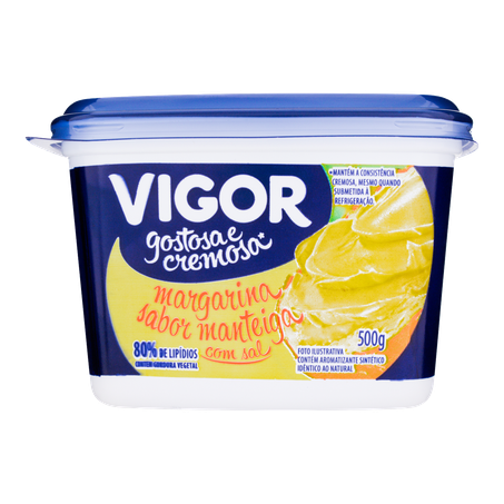 Margarina manteiga vigor 500g