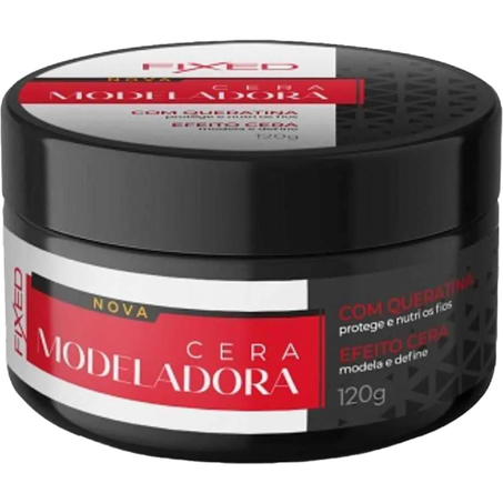 Cera Capilar Modeladora Fixed 120g - Queratina