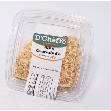 ALHO GRANULADO D'CHEFFE EMPÓRIO POTE 100G