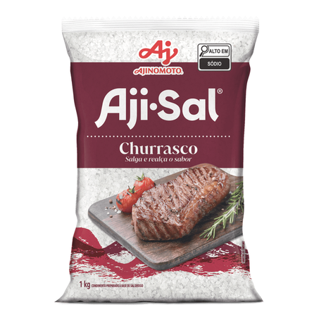 Sal churrasco aji 1kg