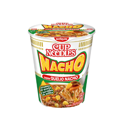 MACARRAO CUP NOODLES QUEIJO NACHO NISSIN 68G