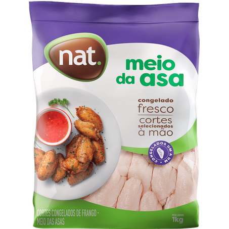 Meio da asa nat iqf 1kg