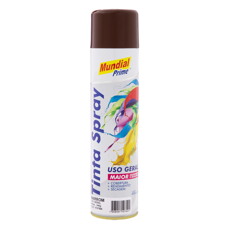 Tinta Mundial Prime 400ml Spray Marrom
