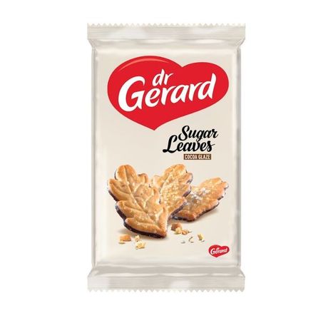 BISCOITO DR GERARD SUGAR LEAVES COCOA GLAZE 165G