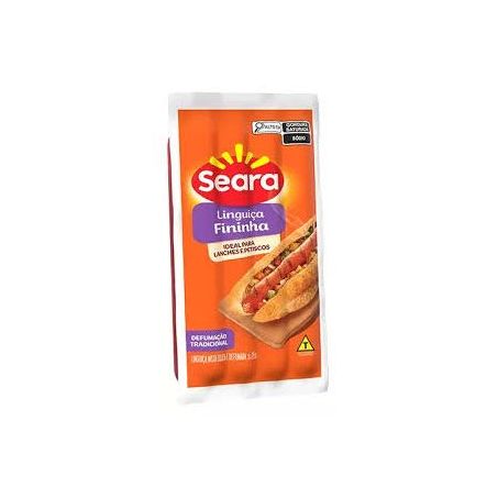 Linguiça seara fininha defumada 215g