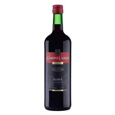 VINHO CAMPO LARGO MESA TINTO SUAVE 750ML