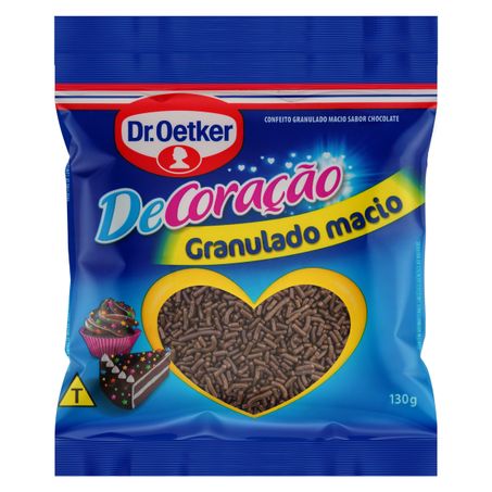 CONFEITO GRANULADO MACIO CHOCOLATE DR. OETKER DECORAÇÃO