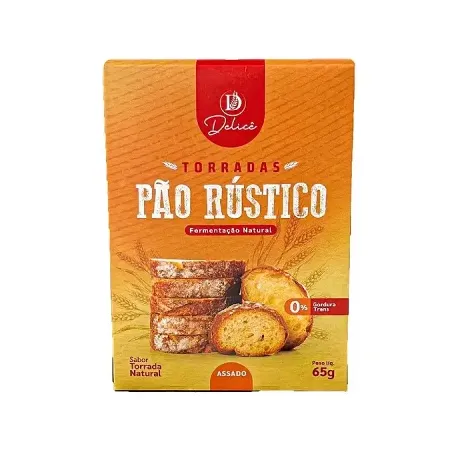 TORRADA DELICE 65G PAO RUSTICO