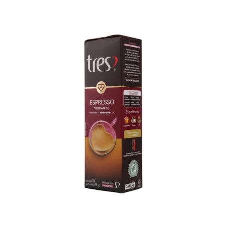 Cápsula 3 Corações Espresso Vibrant C/10 80g 360-6